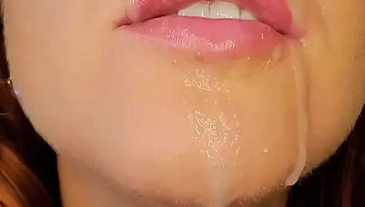 Dirty Talking While Being Covered in Cum!