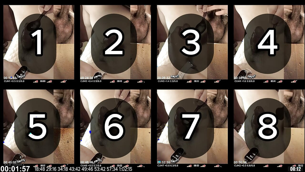 20260831, 8 orgasmo arruinado em uma fileira, 2 dias de carga