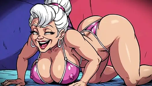 Cuplikan video menggoda sensual Ai cartoon