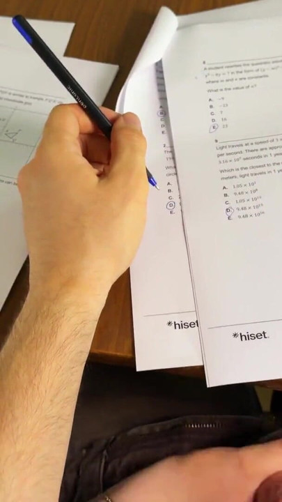 HIGH SCHOOLGIRL at EXAM Jerking him Off under the Table for Right Answers | Clip 1