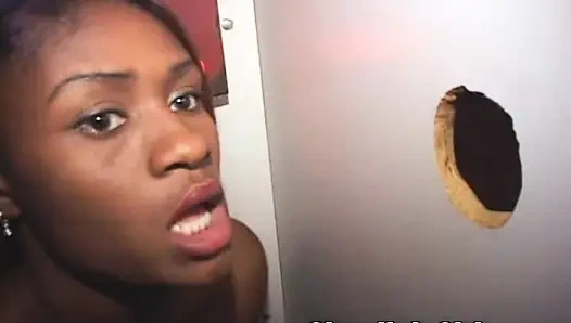 Cewek kulit hitam dicrot di muka dan dicrot di muka sama raksasa pria kulit hitam