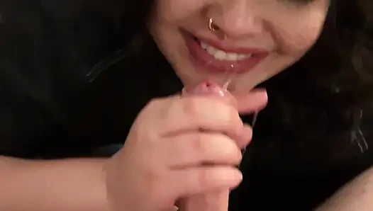 Sloppy Homemade Blowjob!