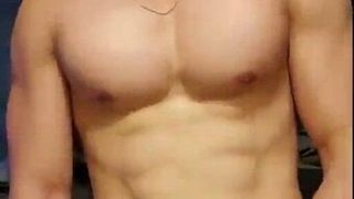 handsome chinese stud shows his nice dick (40'')