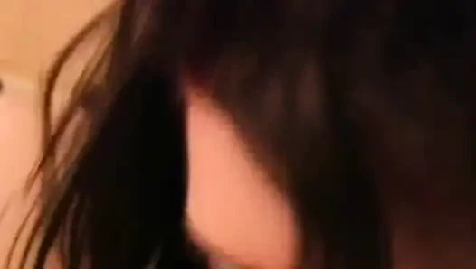 Glasses Girl Gives Expert Head