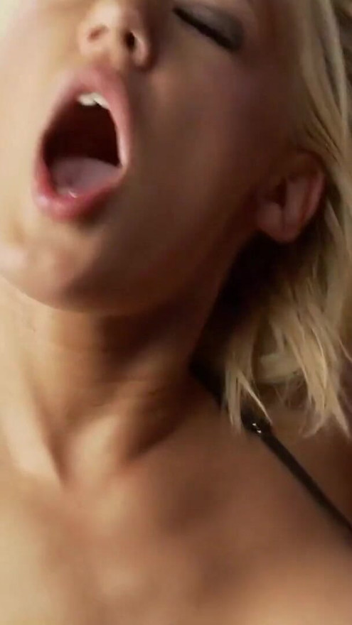 Inside the football stadium the blonde and brunette milfs with big boobs have a sweaty group sex meeting | Clip 3