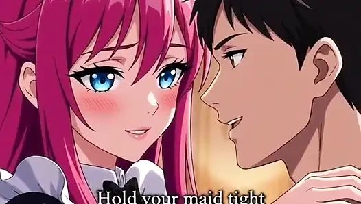 Sexy 3D Anime Maid gives her master  unforgettable pleasure