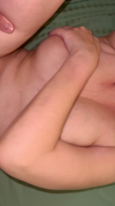 My stepsister caressed herself with her finger, I could not restrain myself and inserted my into her! Cumming right in her! | Clip 1