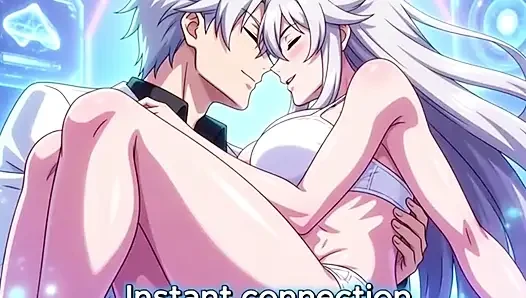 Mad scientist creates perfect futanari clone of himself for sex desire