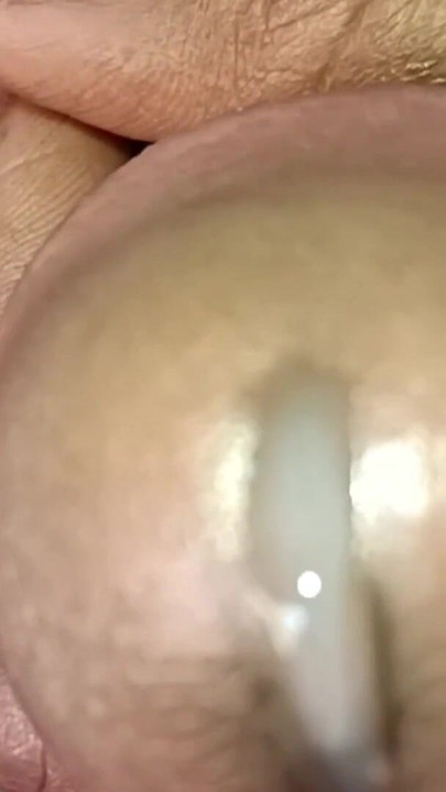 Emotional moment from "hot and big cock pumping, masterbating and cumming"