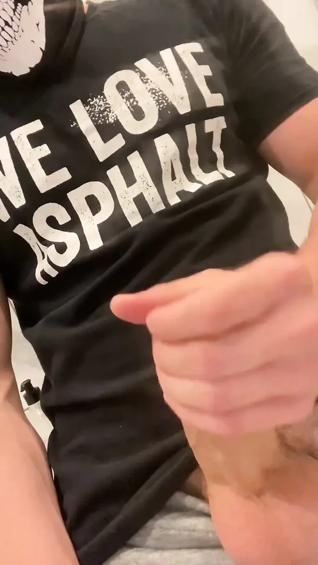 Jerking off After a Long Abstinence of 14 Days