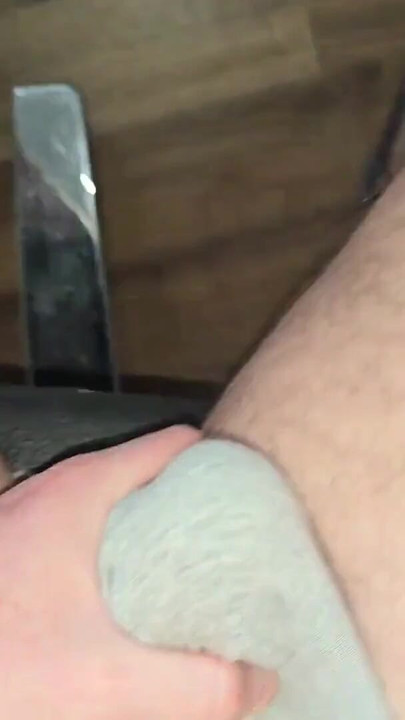 Pulling down the Calvin waistband inch by inch – throbbing cock finally free | Clip 1