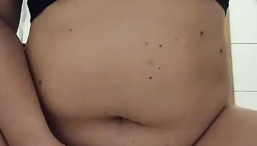 Orgasm control training: riding a dildo with a wand but not being allowed to reach orgasm