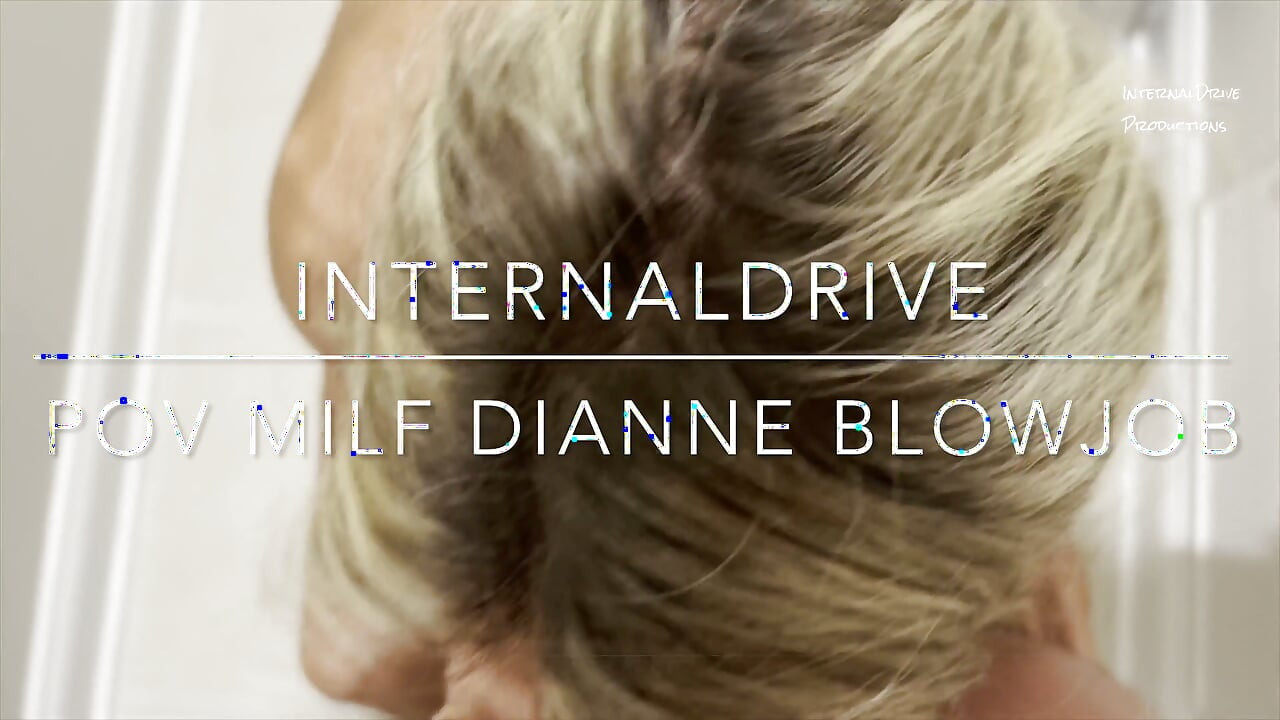 POV MILF Dianne giving blowjob
