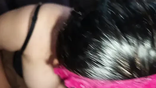 Big tits milf wife gave a tremendous hot mind blowing blowjob
