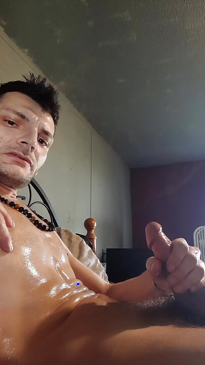 Verbal jacking off and cumming