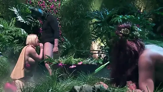 Fairies fucked in the garden