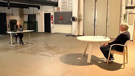 She loves getting her ass fucked by this old pervert!