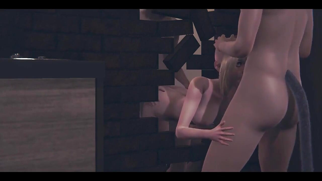 เฮนไต ไม่มีเซ็นเซอร์ - สาวผมบลอนด์แสนอร่อยโดนเพื่อนสองคนเย็ดผ่านกําแพง - หนังโป๊หนังมังงะเอเชียญี่ปุ่น