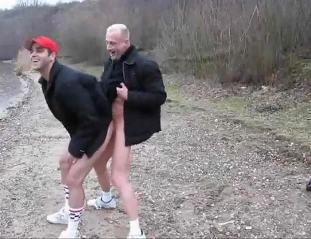 Hot Fuck on a Cold Day Outside