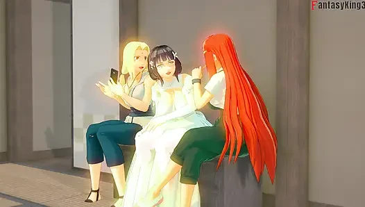 Hinata betrügt Naruto an seinem hochzeitstag - Hinata Hinata NTR: Sinobis Affäre - kompletter 2-hr-film auf patreon: Fantasyking3