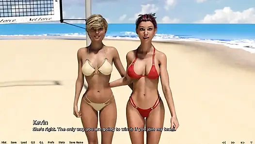 Wo das herz ist: lesbischer kuss am strand, episode 99