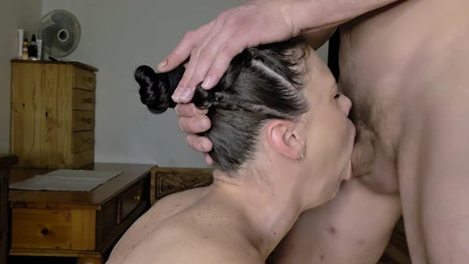 MILF BRUTAL DEEPTROAT FACE FUCKED CUM in MOUTH SWALLOW!