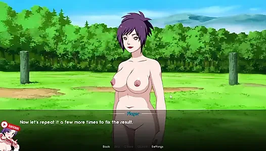 Anal exercise with Anko from Naruto. Kunoichi sex training. The 3 tests and final challenge