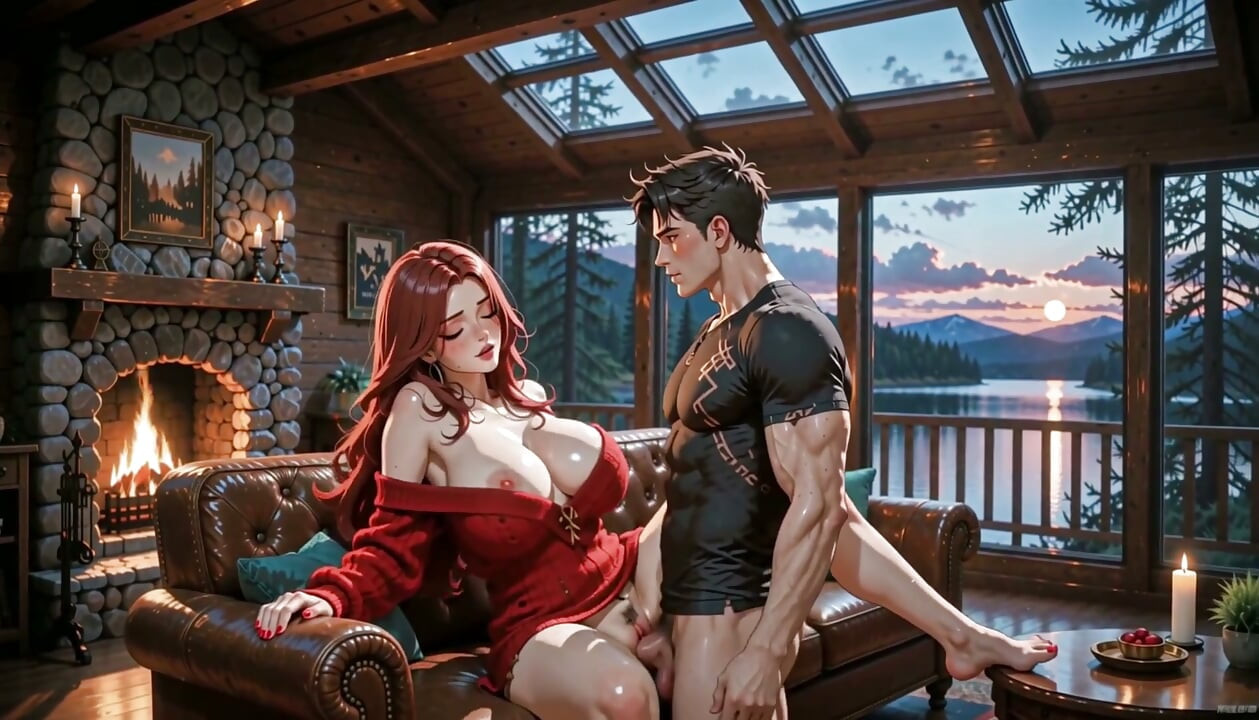 Beautiful redhead milf gets fucked mercilessly- AI porn- anime porn. porn in spanish