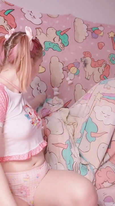Barely Legal 18yo Petite Teen Loves Showing Off Her Cute Princess Panties And Pink Pussy Online | Clip 1