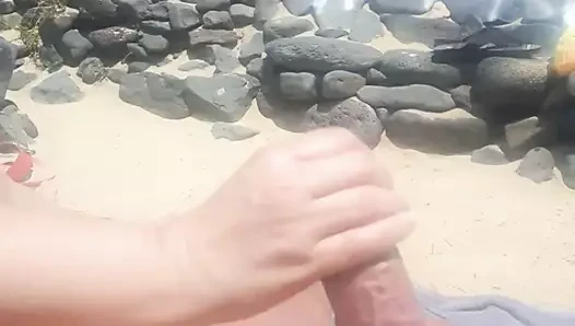 handjob am plaj