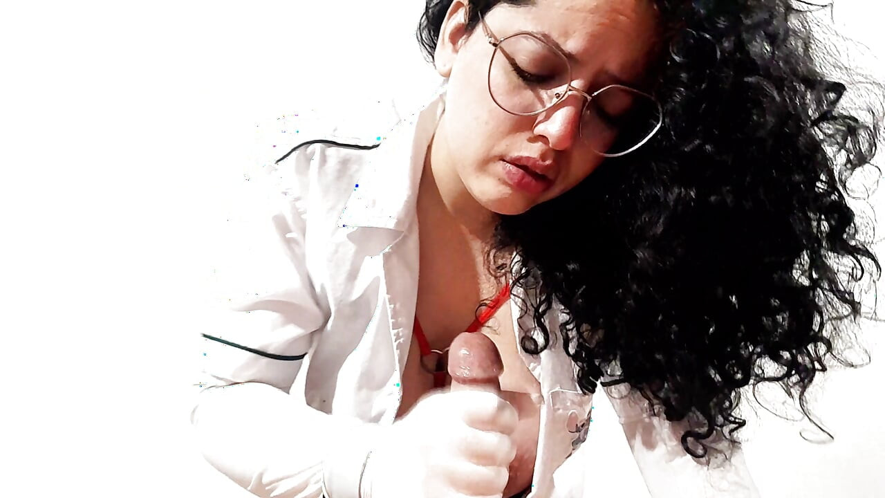 I can't hold back my desire and I suck my patient's cock Part 2