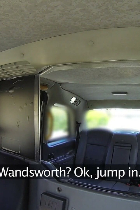 Female Fake Taxi - Tattooed Dude Gives Driver a Facial for a Fare