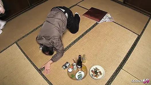 Step Dad Seduces Asian Candid Teen Mai and Fucks Her Hairy Pussy