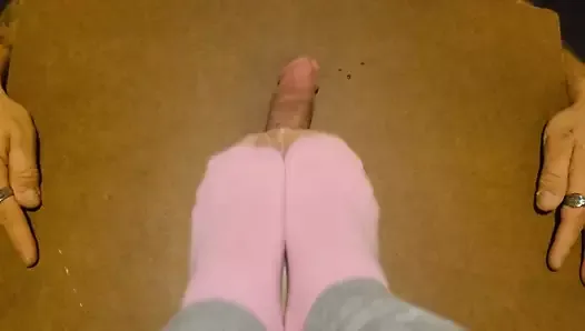 Pretty in pink sock trample