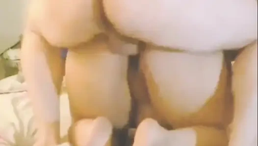 Horny Stepmom Rides her Stepson and it ends in Doggy Creampie