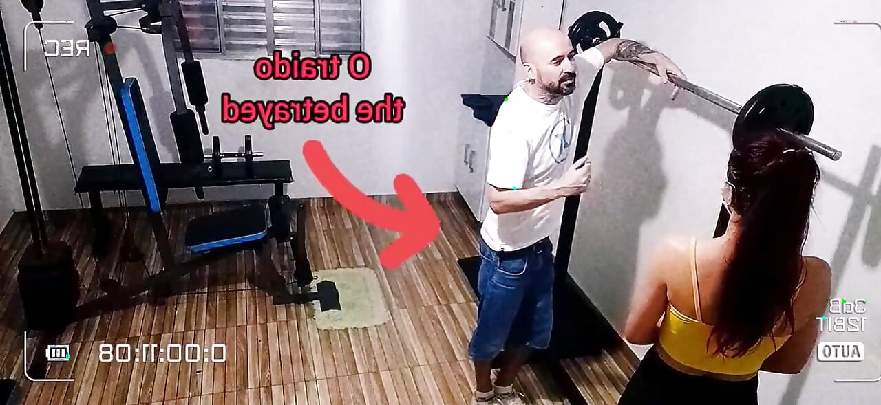 Wife Cheating on Her Husband at the Gym Behind His Back!