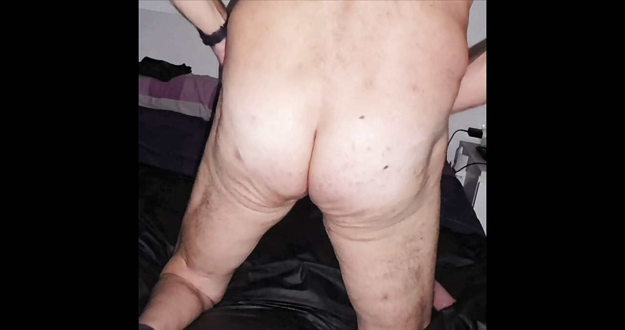 Play with ass and cum