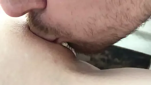 Tongue Play With Clit Close-Up