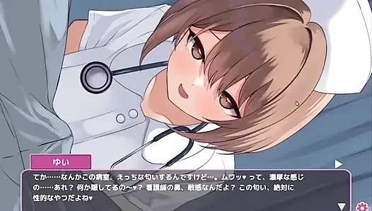 Хентай игра - шаловливая медсестра получает свои сиськи для Paizuri - Sakusei Shinsatsu
