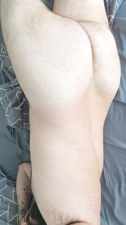 Walking around the house naked and masturbating