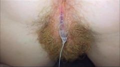 Hairy Red Head Pussy Creampie