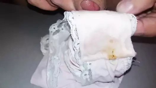 kuzenim pembe külot üzerinde cumming