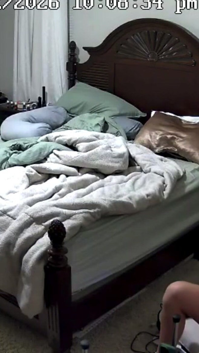 Petite MILF caught taking huge dildo | Clip 1