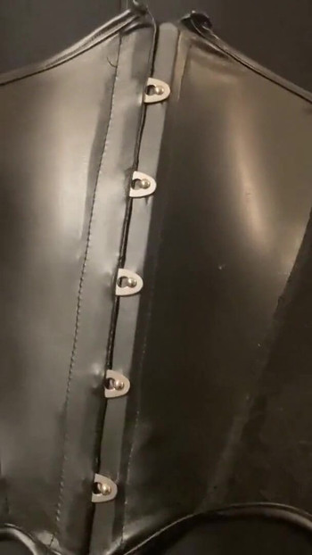 Unforgettable moment from "Spandex, Nylons, Heels Pissing and Masturbation Bondage"