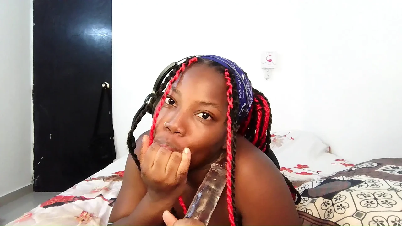 This Little Ghetto Ebony Thot Loves Spending The Night In Her Room Sucking The Dildo Toy She Needs Cum In Her – Mastermeat1
