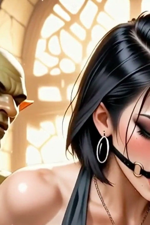 Hentai King Gnar's Wife Cheats with Grey Mountain Orcs - Part 1