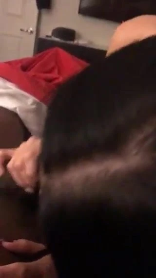 Sucking a good black cock