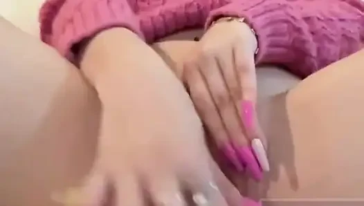 Teen Latina Rebe Solo Banana Masturbation