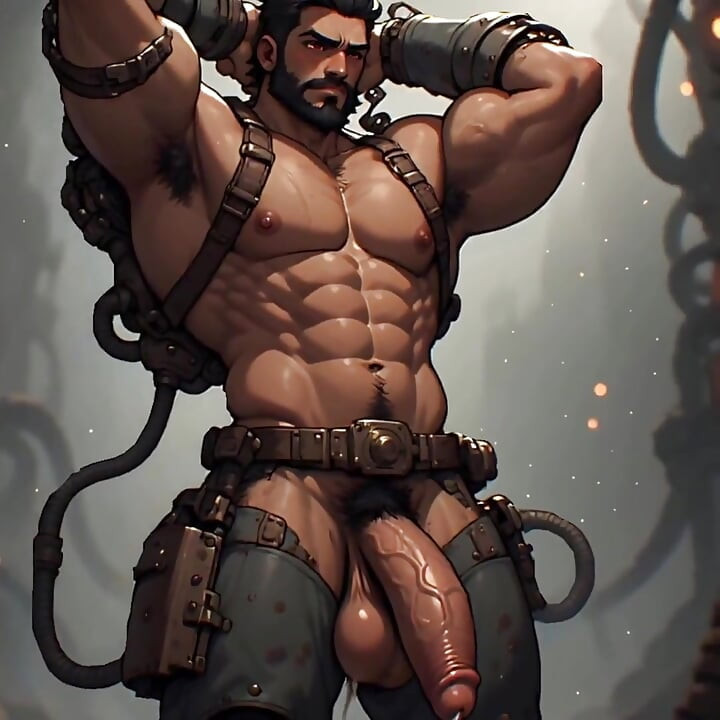 Sci-fi 3D Nude Hunks
