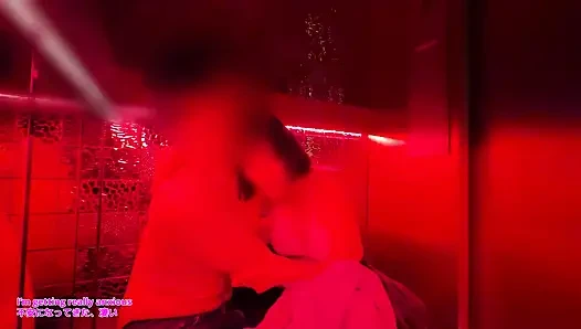 Elevator sex.Office building on a holiday.